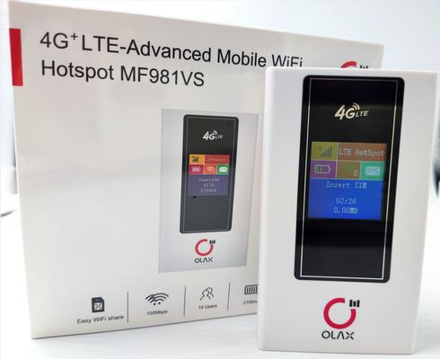 Drahtloses Wifi Modem Olax MF981VS Router-4G LTE Wifi mit Sim Card Slot 150Mbps