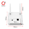 Weißer DC-Stromadapter Router 4g OLAX AX6 PRO-drahtloser CPE-4000mah 12V